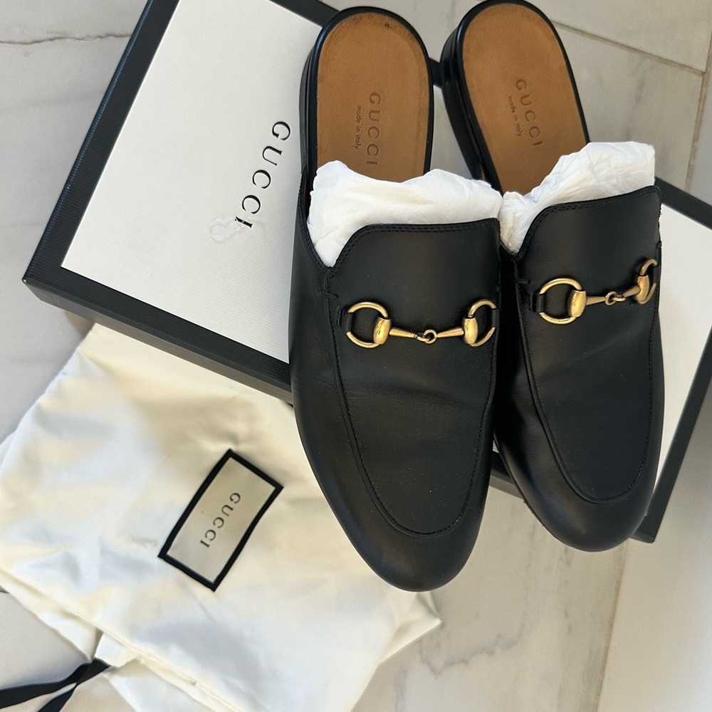 Gucci Princetown mule slippers
